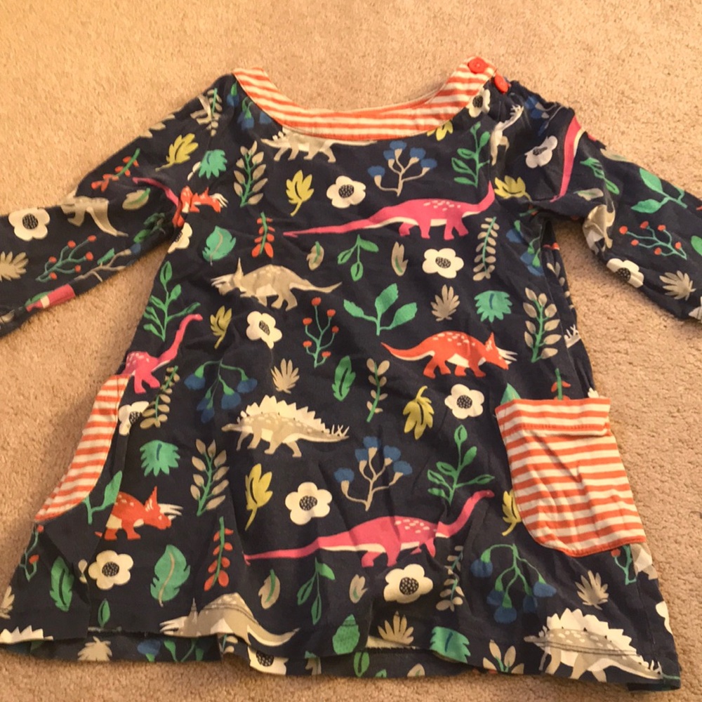 Cute dinosaur flare dress